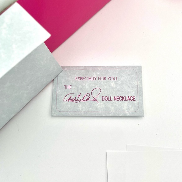 Marie Osmond Tiny Tots Baby Sleeping Beauty W/ COA & Necklace In Original Box. - Picture 5 of 6